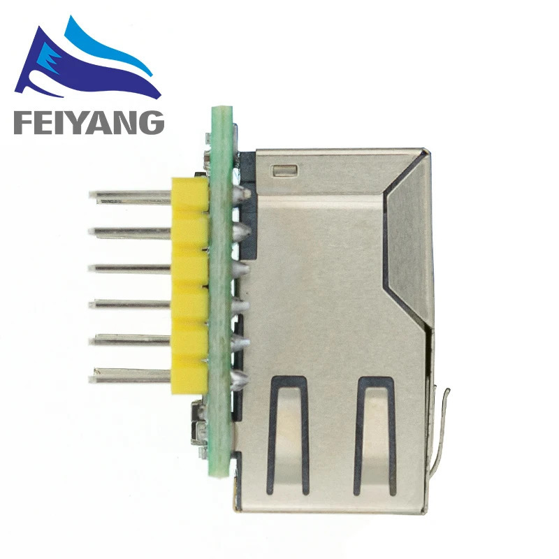 Smart Electronics USR-ES1 W5500 chipi, yangi SPI dan LAN/Ethernet TCP/IP mod konvertori