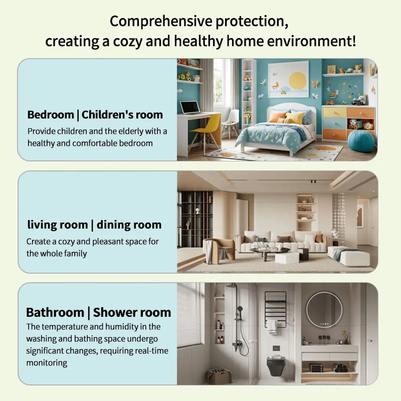 Умные настольные электронные часы с Wi-Fi, метеостанция, цифровой дисплей, многофункциональный домашний прибор для измерения температуры и влажности в помещении