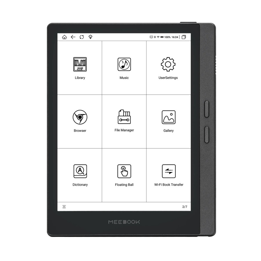 Original Meebook M7 elektron kitob o'quvchi 6,8 dyuymli elektron qurilma 300PPI HD elektron siyoh ekrani Android 11 ochiq tizim 32G jismoniy tugmasi