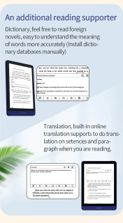 MEEBOOK M6 Устройство чтения электронных книг 6-дюймовый HD-экран E-link 3 + 32 ГБ с WIFI Bluetooth Android11 для электронных книг