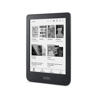 Электронная книга KOBO Clara 2E 6 дюймов N506, 300PPI, экран E Ink Carta1200, ComfortLight PRO, возможность прослушивания аудиокниг, разрешение 1072x1448, 16 ГБ памяти.