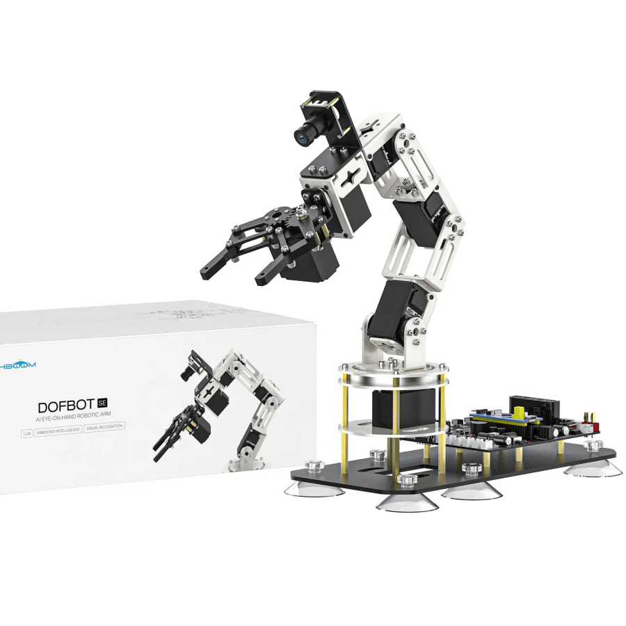 6DOF AI robotli qo'l katta o'lchamli model Kompyuter ko'rish tizimi Python dasturlash virtual mashinani ishlab chiqish loyihalari elektron DIY to'plami
