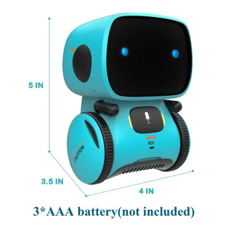 Emo Robot Intelligent Robots Rus Ingliz Ispan versiyasi Ovozli va Sensorli Boshqaruv O'yinchoqlari Interaktiv Ta'lim Bolalar O'yinchoqlari G