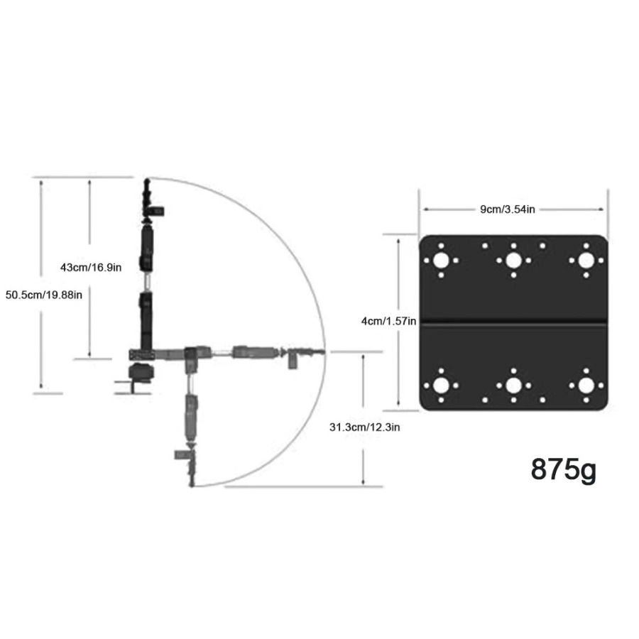 Комплект роботизированной руки 6DOF Программирующий робот-манипулятор DIY Комплект программирования робота с кодом с открытым исходным кодом и учебным сервоприводом в комплект не входит