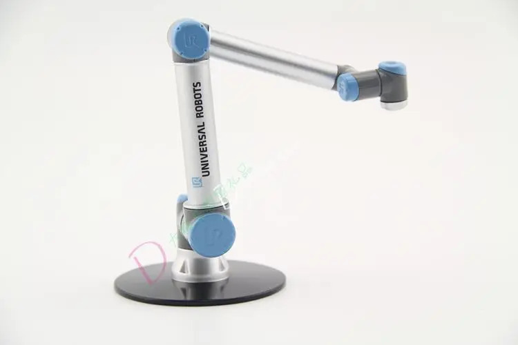 Robot 3D modeli 1:6 UR sanoat robot modeli manipulyatori olti o'qli qo'l modeli yig'ish, bezash uchun vertikal ko'p bo'g'inli