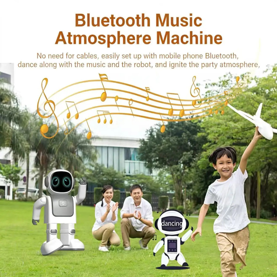 Raqsga tushayotgan robot Robert Raqsga tushuvchi robot Intelligent dasturlash Bluetooth tovushli kosmik robot Bolalar o'yinchoqlari sovg'alar
