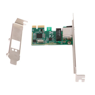 Сетевая карта 1000 Мбит/с Gigabit Ethernet PCI Express PCI-E, 10/100/1000 м, стандартный адаптер RJ45 LAN, конвертер, сетевой контроллер БЕЛЫЙ