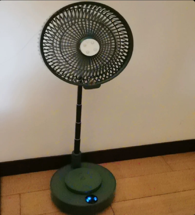 36V/110V/220V, kuchli havo oqimi va DW balandligi sozlanishi mumkin boʻlgan kichik jihozlar uchun osilgan pol ventilyatori