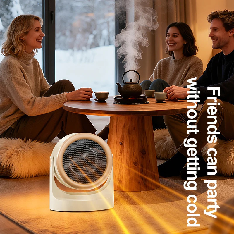 Yotoqxona stoli isitgichi Mini tez isitiladigan ovozsiz energiya tejamkor maishiy issiq havo ventilyatori ofis xonasi isitgichi