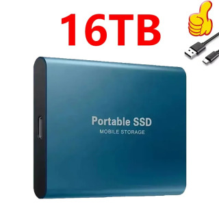 Kompyuter/MAC/noutbuk/telefon uchun tashqi qattiq holatdagi yangi 1TB portativ SSD 2TB yuqori sigʻimli HDD USB3.1 tashqi qattiq disk Коричневый
