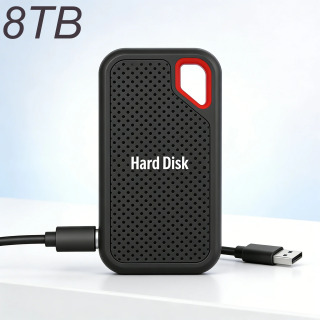 2TB tashqi qattiq holatdagi drayv portativ SSD USB 3.2 Gen2 Tez maʻlumotlarni uzatish muhim fayllarni xavfsiz saqlang Желтый