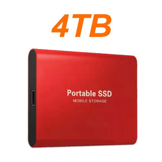 【Brend+】Yangi 2026 tashqi SSD 1TB/2TB/4TB mustahkam portativ xotira kompyuter/noutbuk/telefon/Mac uchun yuqori tezlikdagi original qattiq holat diski МНОГОЦВЕТНЫЙ