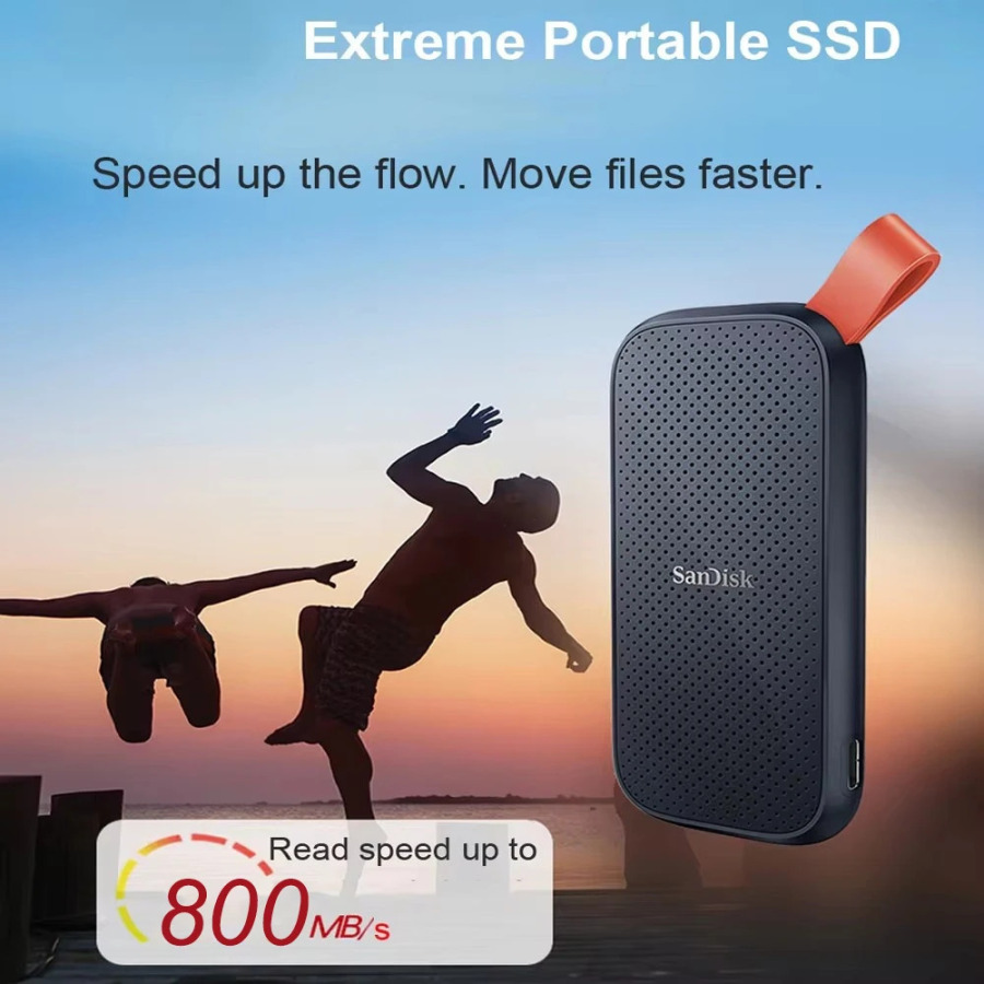 Mac kompyuter noutbuki uchun yangi 1TB tashqi qattiq diskli portativ 2TB qattiq diskli yuqori tezlikdagi tashqi qattiq holatdagi mobil qattiq disk