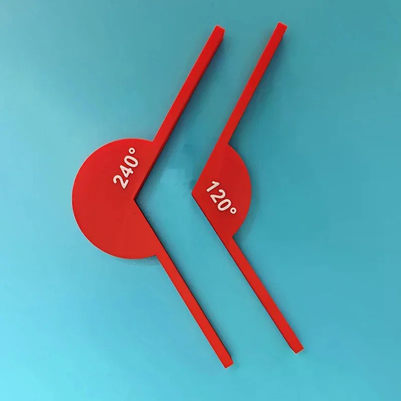 Matematikani o'qitishni qo'llab-quvvatlash asboblari Burchak o'lchash asboblari Geometrik burchaklarni ko'rsatish asboblari
