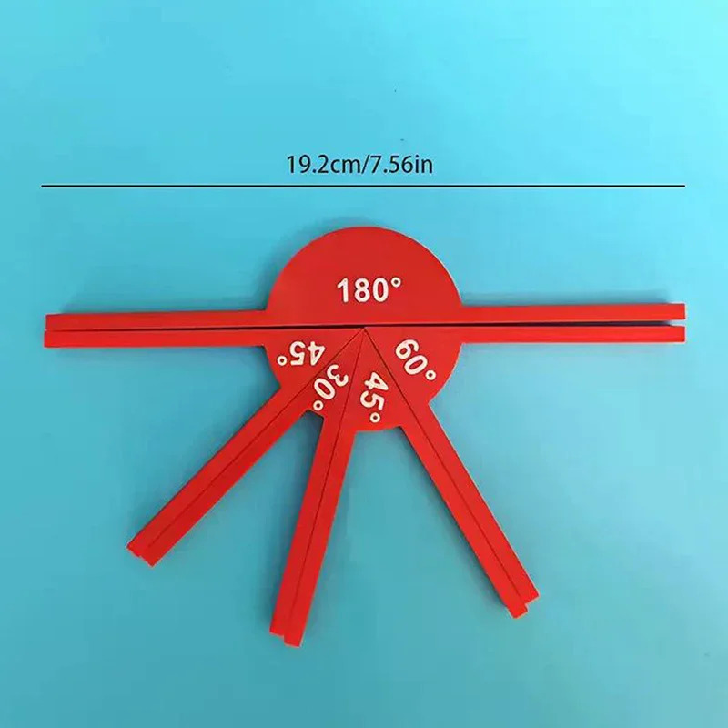Matematikani o'qitishni qo'llab-quvvatlash asboblari Burchak o'lchash asboblari Geometrik burchaklarni ko'rsatish asboblari
