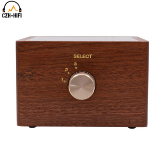 3 kanalli 4 kanalli audio manba selektori EIZZ signal selektori signal selektori qattiq yogʻoch korpus 24K oltin qoplamali RCA WBT lehim razʻemlari Бежевый