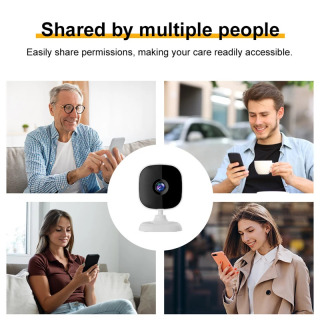 WiFi CCTV kamerasi Simsiz aniqlash funktsiyasi infraqizil tungi ko'rish masofadan nazorat qilish CCTV kamerasi Smart uy