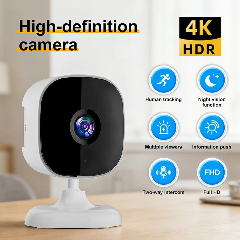 WiFi CCTV kamerasi Simsiz aniqlash funktsiyasi infraqizil tungi ko'rish masofadan nazorat qilish CCTV kamerasi Smart uy