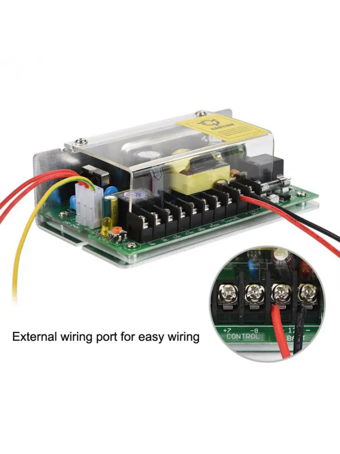 Доступ к блоку питания AC 110-240V To DC 12V 5A 50W для системы контроля доступа Finerprint, поддержка заряда батареи/удаленного переключателя