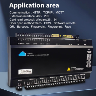 Многопротокольный контроллер доступа TCP/IP и Wiegand — система корпоративной безопасности на базе облаков, управление веб-/WAN для входа в дверь/выхода