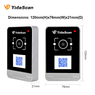 AC700 QR kodni o'qish moslamasiga kirishni boshqarish NFC RFID tashqi IP65 suv o'tkazmaydigan TCP/IP WiFi Bluetooth LAN orqali quvvat Wiegand turniketda