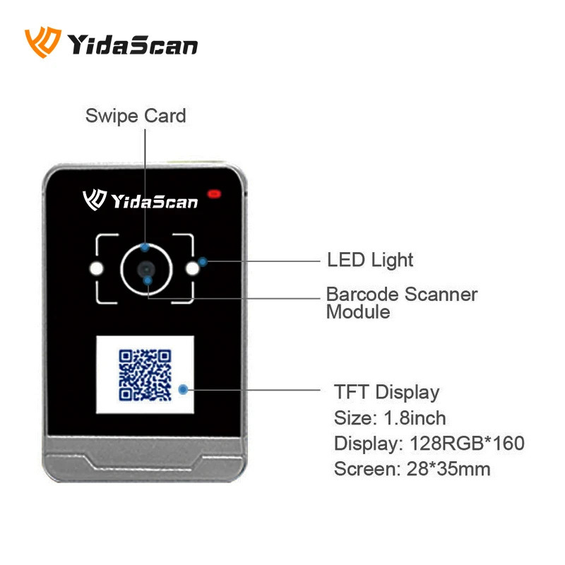 AC700 QR kodni o'qish moslamasiga kirishni boshqarish NFC RFID tashqi IP65 suv o'tkazmaydigan TCP/IP WiFi Bluetooth LAN orqali quvvat Wiegand turniketda