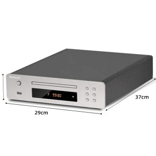 Аудиофильский CD/DVD-плеерHIFI Аудио-видеоплеерHDMI 1080P Dolby 5.1-канальный выход USB Воспроизведение FM-радиоCD-плеер Оптический коаксиальный серебристый