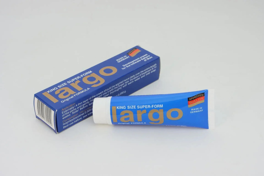 Erkaklar uchun 40ml Largo o'simlik bo'yini oshiruvchi krem, bo'yni oshirish, qalinroq, kuchliroq, zo'r