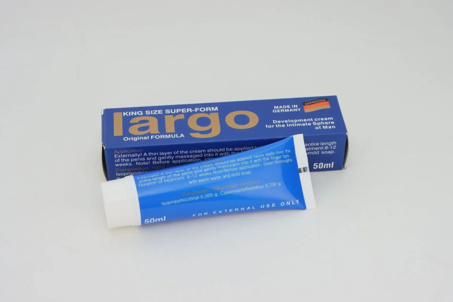 Erkaklar uchun 40ml Largo o'simlik bo'yini oshiruvchi krem, bo'yni oshirish, qalinroq, kuchliroq, zo'r