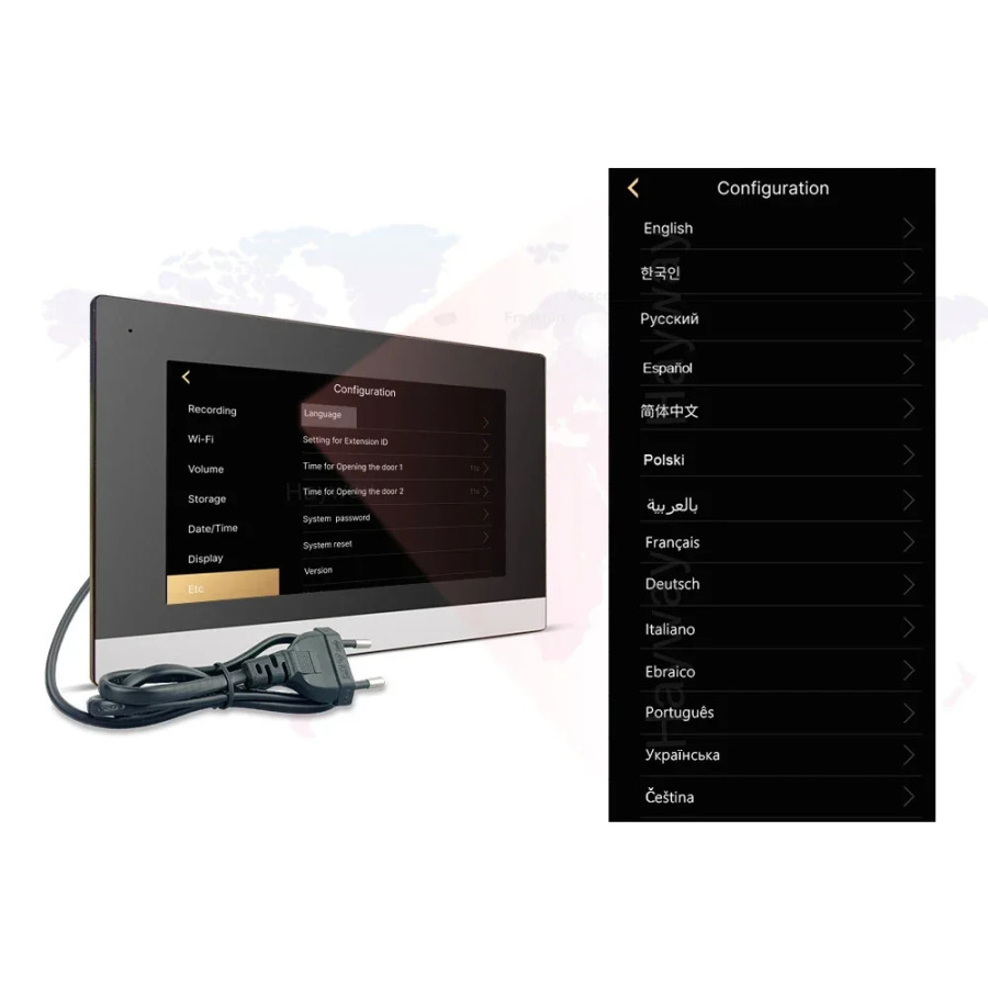 1080P video interkom tizimi TUYA uy eshik telefoni simsiz WiFi Smart infraqizil tungi ko'rish eshik qo'ng'irog'i harakatini aniqlash