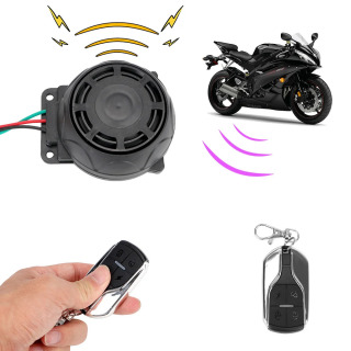 Mototsikl signalizatsiya tizimi Avtomobil Styling Velosiped Scooter Avtomobil 12V O'g'irlikka qarshi mototsikl uchun ikki tomonlama masofadan boshqarish signalizatsiya tizimi