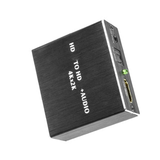 4K x 2K Video Audio Extractor HDMI mos keluvchi audio konvertor 3,5 mm SPDIF optik TOSLINK Stereo chiqish ajratgich adapteri