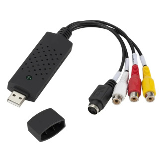USB 2.0 Video Audio Converter Capture Card Easy Cap Video Audio Converter TV DVD VHS Audio Capture Adapter Card TV Video DVR зеленый