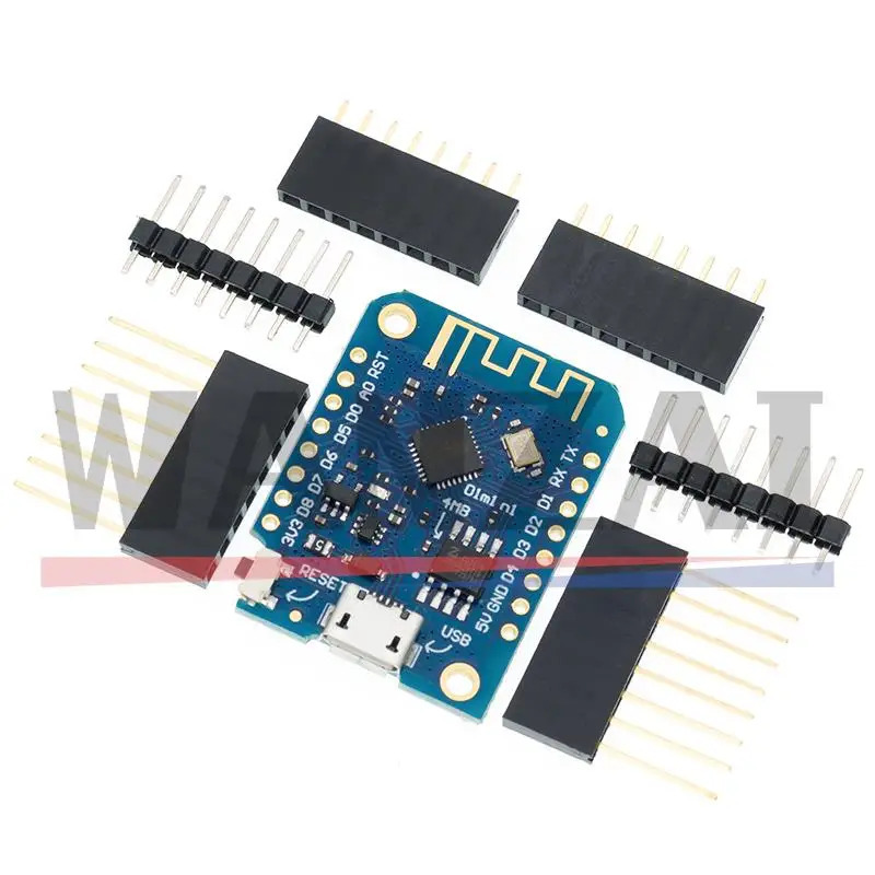 Wemos D1 Mini V3.0.0 WIFI Интернет вещей Плата развития ESP8266 CH340 CH340G 4MB для Arduino Nodemcu V2 MicroPython