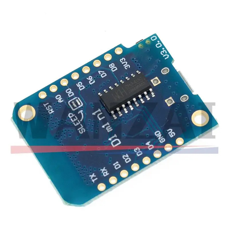 Wemos D1 Mini V3.0.0 WIFI Интернет вещей Плата развития ESP8266 CH340 CH340G 4MB для Arduino Nodemcu V2 MicroPython