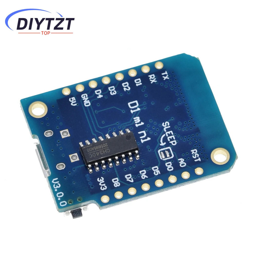 Wemos D1 Mini V3.0.0 WIFI Интернет вещей макетная плата на базе ESP8266 CH340 CH340G 4 МБ для Arduino Nodemcu V2 MicroPython