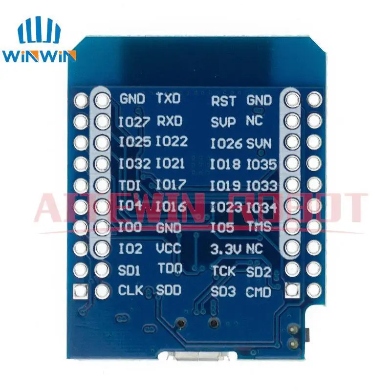D1 mini ESP32 Φ WiFi + Bluetooth-совместимая плата для разработки Интернета вещей на основе ESP8266, полностью функциональная
