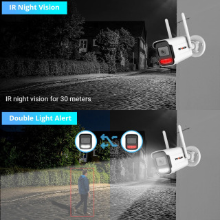 8MP 4K IP kamera Wi-Fi simsiz 5MP AI shaxsni aniqlash iCSee CCTV Bullet tashqi kuzatuv xavfsizlikni himoya qilish video kamera kamerasi