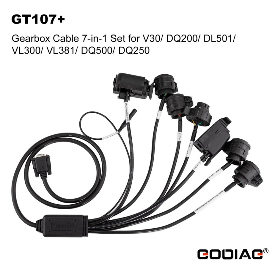 GODIAG GT107+ Кабель коробки передач Комплект кабелей 7 в 1