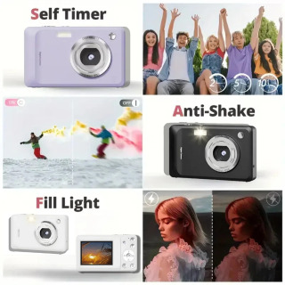 Цифровая камера 1080p HD видеосъемка фотографий портативная селфи 2s/5s/10s Fine JPEG для фотографии начинающих подростков подарки на день рождения