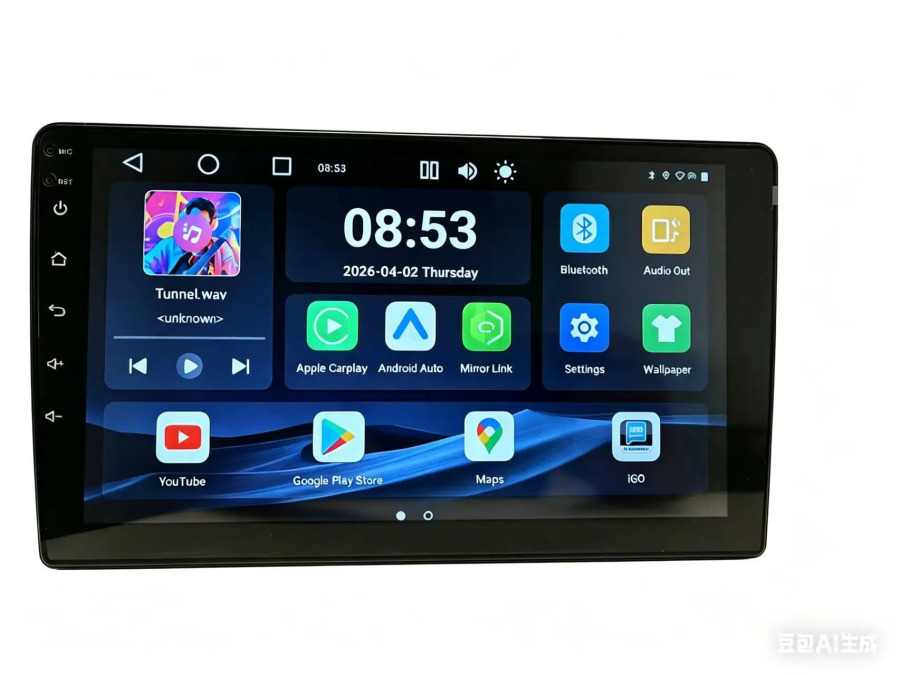 Sensorli ekranli Android 2G 32G yuk mashinasi GPS navigatori va avtomobil navigatsiyasi uchun xaritalar