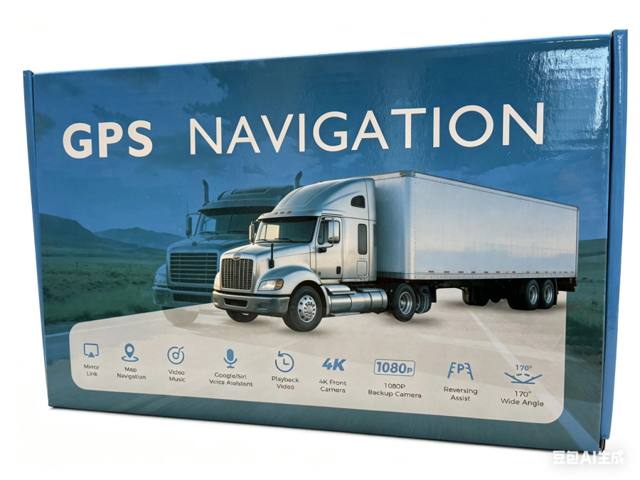 Sensorli ekranli Android 2G 32G yuk mashinasi GPS navigatori va avtomobil navigatsiyasi uchun xaritalar