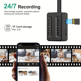 Беспроводная Мини-камера HD 1080P С Ночным Видением Для Смартфонов И Домашней Безопасности