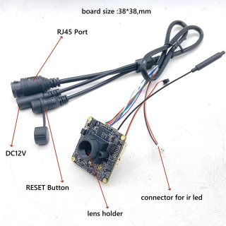 2MP 1080P 5MP Onvif P2P Размер 38*38 мм Аудио Беспроводной IP-камера Модуль Мини Wi-Fi Слот для SD-карты Camhipro Система домашней безопасности Cam