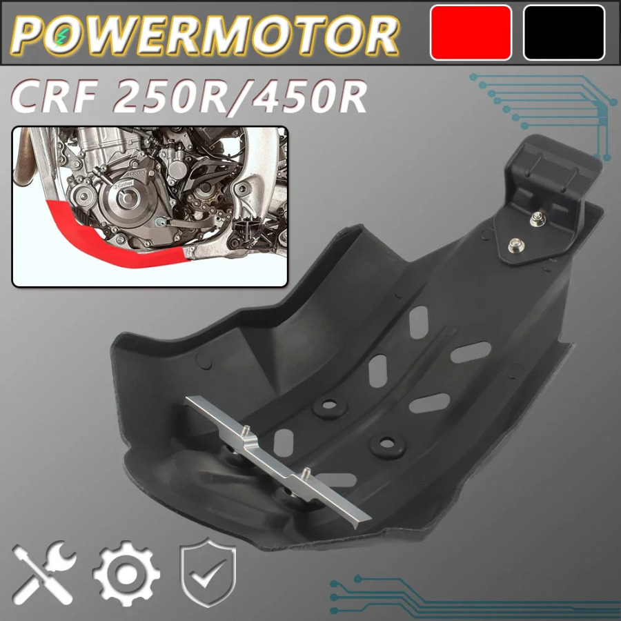 Honda CRF 250R 450R uchun Dirtbike mototsikl ehtiyot qismlari Dvigatel shassisi himoya qopqoqlari Himoya qopqog'i Enduro Motocross aksessuarlari