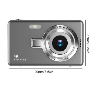 Портативная цифровая камера для видеоблогинга 4K HD 1080P, 96 МП, с автофокусом, 2,4-дюймовым IPS-экраном, для детей и взрослых