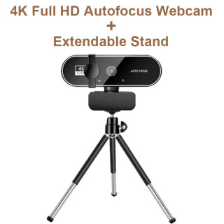 Веб-камера 4K Full HD с микрофоном, автофокусом, веб-камера 8 МП для ПК с ОС Windows, ноутбука, IOS, Macbook, внешняя веб-камера, видеозвонки зеленый