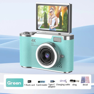 4K 48MP raqamli kamera, videokamera, bolalar, kattalar va yangi boshlanuvchilar uchun 2,4 dyuymli ekranli qayta zaryadlanuvchi kamera. Розовый
