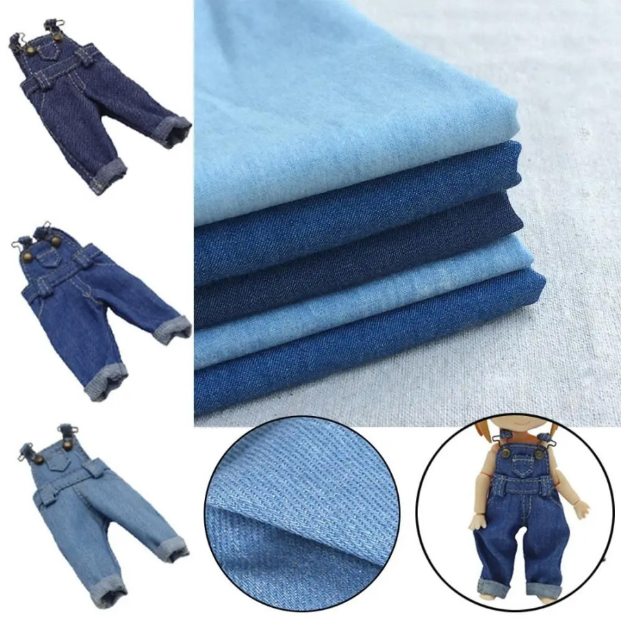 Yuqori sifatli paxta matosi Uy to'qimachilik choyshablari DIY tikuv kiyimi materiallari Qiyinchilikli denim kiyimlari qo'lda ishlangan qo'g'irchoq matosi