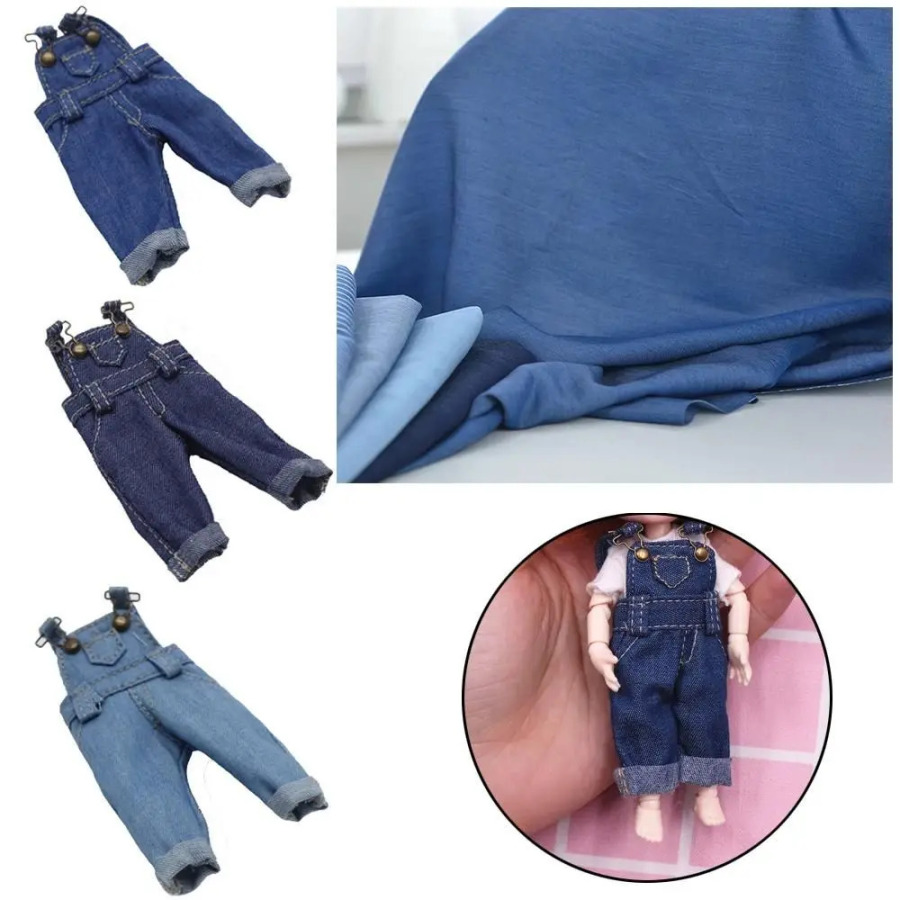 Yuqori sifatli paxta matosi Uy to'qimachilik choyshablari DIY tikuv kiyimi materiallari Qiyinchilikli denim kiyimlari qo'lda ishlangan qo'g'irchoq matosi